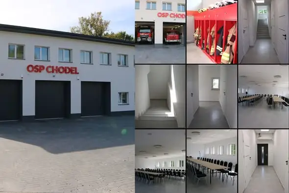 Zakończono modernizację remizy OSP w Chodlu – inwestycja droższa, ale kompleksowa