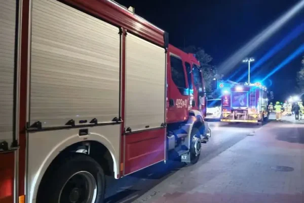 Zdarzenie drogowe na ul. Kaliszańskiej w Opolu Lubelskim — interweniowały służby