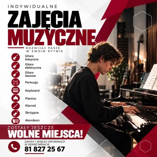 Opolskie Centrum Kultury zaprasza na indywidualne lekcje gry na instrumentach
