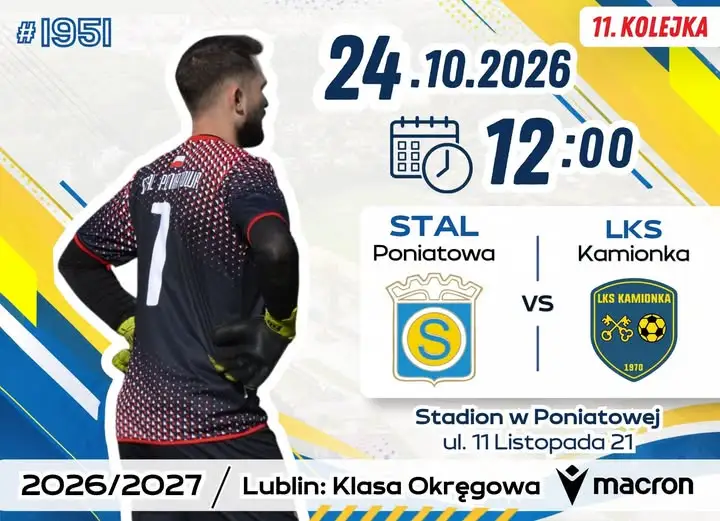 Stal Poniatowa przed ostatnim domowym meczem rundy jesiennej