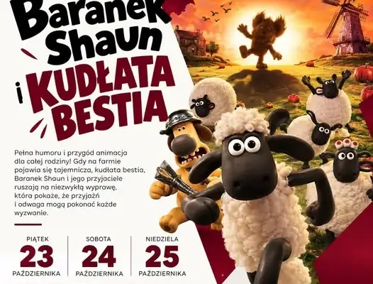 Baranek Shaun i Kudłata Bestia w Kinie Opolanka – rodzinny seans w ten weekend