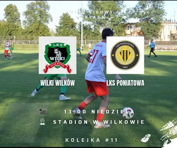 Wilki Wilków zmierzą się z LKS Poniatowa w 11. kolejce
