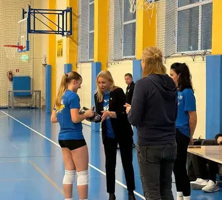 Siatkarski turniej kadetek w Karczmiskach z mistrzynią Małgorzatą Glinką