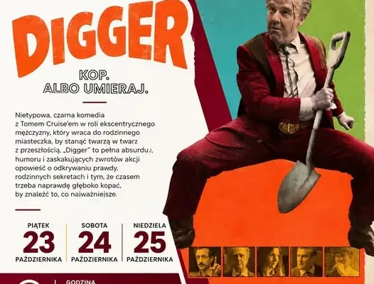 „Digger” z Tomem Cruise’em w Kinie Opolanka – nietypowa czarna komedia