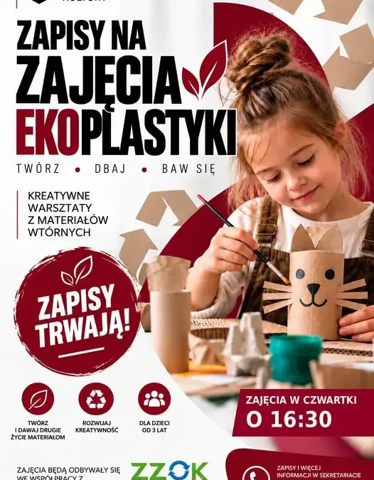 Ekoplastyka dla dzieci w OCK – bezpłatne warsztaty już 29 października
